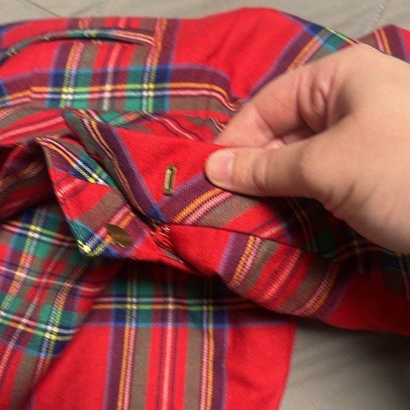 Vineyard Vines Red Plaid Ankle Pants - Picture 8 of 10